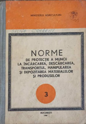 NORME DE PROTECTIE A MUNCII LA INCARCAREA, DESCARCAREA, TRANSPORTUL, MANIPULAREA SI DEPOZITAREA MATERIALELO-240411 foto
