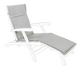 Cumpara ieftin Perna sezlong gradina textil bej 50x176x3 cm