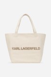 Karl Lagerfeld poseta cu doua fete culoarea bej, A2W50024