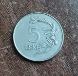 C50 - Moneda foarte veche - Albania - 5 leke - 1995, Europa