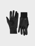 Mănuși softshell Touch Screen unisex - negre, 4F Sportswear
