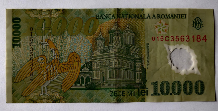 Romania - 10000 Lei 2000 - Isarescu