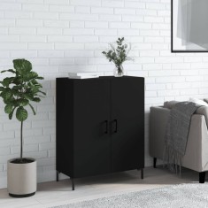 vidaXL Dulap, negru, 69,5x34x90 cm, lemn compozit 827725