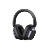 CASTI Baseus Bowie H1s, multimedia, wireless, bluetooth 5.4, microfon pe casca, noise cancelation, Hi-Res Sound, 120h viata baterie, negru &quot;A000753011