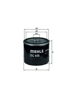 MAHLE OC 458 Filtru ulei