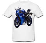 Cumpara ieftin Tricou &quot; 2020 yamaha r6 blue &quot;
