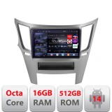 Navigatie Subru Legacy 2010-2015 Edotec Kit-458 8 core QLED 2K 16+512GB 360 Android Waze USB Navigatie Internet Youtube Radio