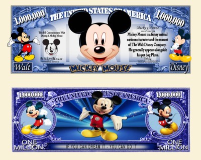 !! SUA = FANTASY NOTE (TJ6) = DESENE ANIMATE : MICKEY MOUSE - 2020 - UNC foto
