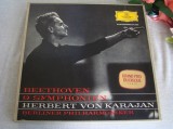 BEETHOVEN - Cele 9 Simfonii - Cutie cu 7 Viniluri Deutsche Grammophon Perfecte, VINIL, Clasica