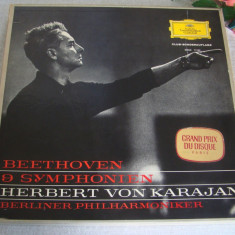 BEETHOVEN - Cele 9 Simfonii - Cutie cu 7 Viniluri Deutsche Grammophon Perfecte