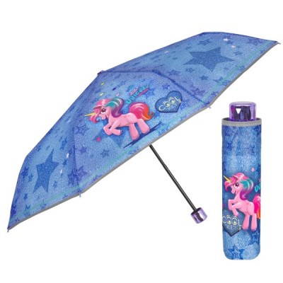 Umbrela manuala mini Perletti Unicorn 50 cm foto