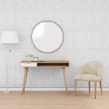 vidaXL Panouri de perete 12 buc. alb 50x50 cm XPS 3 m&sup2; ametist