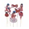 Set 8 toppere Miraculous Ladybug pentru tort 5&ndash;10 cm