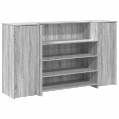Birou de receptie Gri Sonoma 180x50x103,5 cm Lemn prelucrat foto