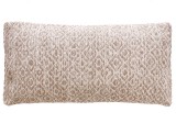 Cumpara ieftin Perna decorativa bumbac alb maro Jordi 60 x 30 cm