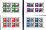 UNGARIA 1961, Fauna, Flora, Expozitie filatelica, MNH, serie neuzata, Nestampilat