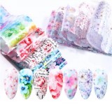 Cumpara ieftin Folie decorativă pentru unghii - Flori, INGINAILS