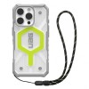 Husa MagSafe pentru Apple iPhone 16 Pro Max, Urban Armor Gear, Pathfinder Clear with Lanyard, Verde
