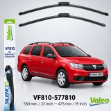 Cumpara ieftin Set Ștergătoare Parbriz pentru Dacia Logan MCV II 2013-2020 | VALEO VF810