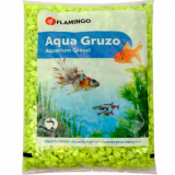 NISIP ACVARIU FLAMINGO GALBEN NEON 1KG 4-7MM 400431