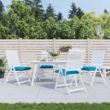 Perne de scaun 4 buc. albastru deschis 40x40x7 cm textil oxford