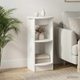 vidaXL Dulap lateral Alb Lucios Lemn prelucrat 899838