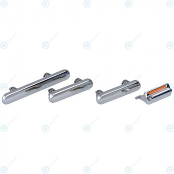 Set chei laterale 4 buc argintiu pentru iPhone X foto