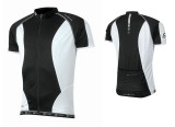 Tricou ciclism Force T12 negru/alb M Ultimate FactoryBikes