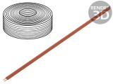 Cablu Electric LiYz 2x0.08mm2 5m Roșu