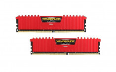 Memorie Corsair Vengeance LPX 16GB DDR4 2400 MHz CL14 Dual Channel Kit , Red foto