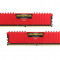 Memorie Corsair Vengeance LPX 16GB DDR4 2400 MHz CL14 Dual Channel Kit , Red