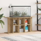 Suport Acvariu vidaXL Stejar Artizanal 120x40x60cm Lemn Prelucrat Dulap Depozitare Maro