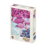 Cumpara ieftin Puzzle adulti D-Toys Kurti Andrea - Tropical - Flamingo, 1000 piese