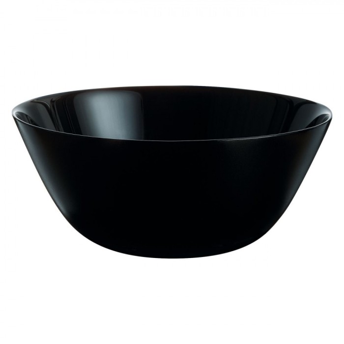 Bol Opal Arcopal, Rotund, Culoare Negru, Capacitate 1L