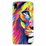 Husa silicon pentru Apple Iphone XR, Colorfull Lion 002