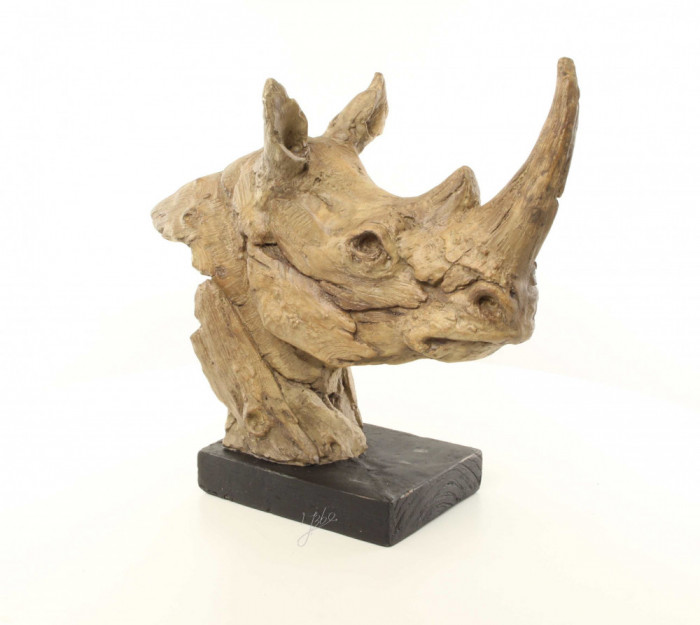 Schelet de rinocer - statueta din rasini CW-10