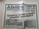 Adevarul 12 ianuarie 1990-vesnica recunostinta eroilor revolutiei