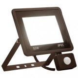 VidaXL Proiector LED cu senzor, 50 W, alb cald