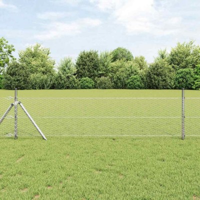 Gard hexagonal 0.4x10 m Oțel galvanizat foto