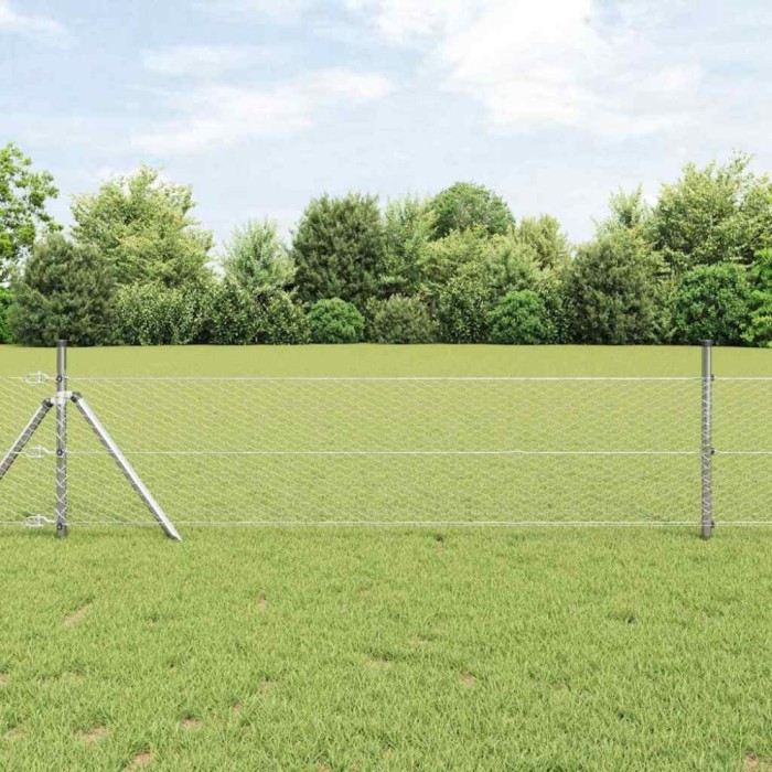 Gard hexagonal 0.4x10 m Oțel galvanizat