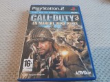 Joc razboi shooter de colectie Call of Duty 3 complet in carcasa originala pentru ps2 playstation2 ps 2 original