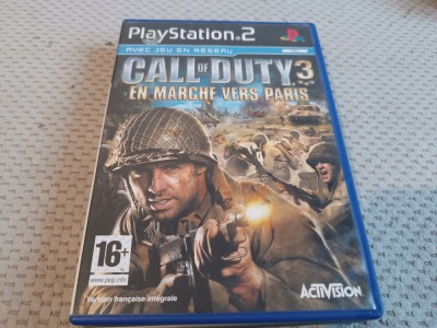 Joc razboi shooter de colectie Call of Duty 3 complet in carcasa originala pentru ps2 playstation2 ps 2 original foto