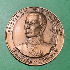Medalie Nicolae Titulescu 1882-1941