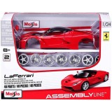 Set constructie masinuta metalica, Maisto, LaFerrari, Assembly Line, 40 piese 1:24