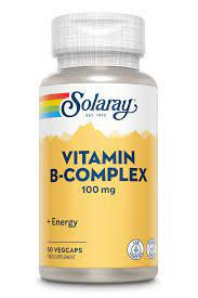 B-Complex 100mg, 50cps, Solaray foto