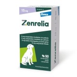 Zenrelia 15 mg 30 comprimate caini talie medie/mare tratament oral pentru sanatate