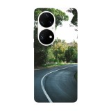 Husa compatibila cu Huawei P50 model Forest road, Silicon, TPU, Viceversa, Transparent, Carcasa