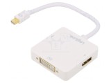 Adaptor DisplayPort la DVI Alb