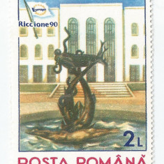 România, LP 1240/1990, Târgul Filatelic Internaţional, Riccione, MNH