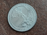 M3 C50 - Quarter dollar - sfert dolar 2015 - Blue Ridge Parkway D - America USA, America de Nord